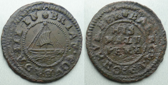 Barrow-on-Humber, Brian Coverdaill halfpenny Barrow-on-Humber, Brian Coverdaill halfpenny